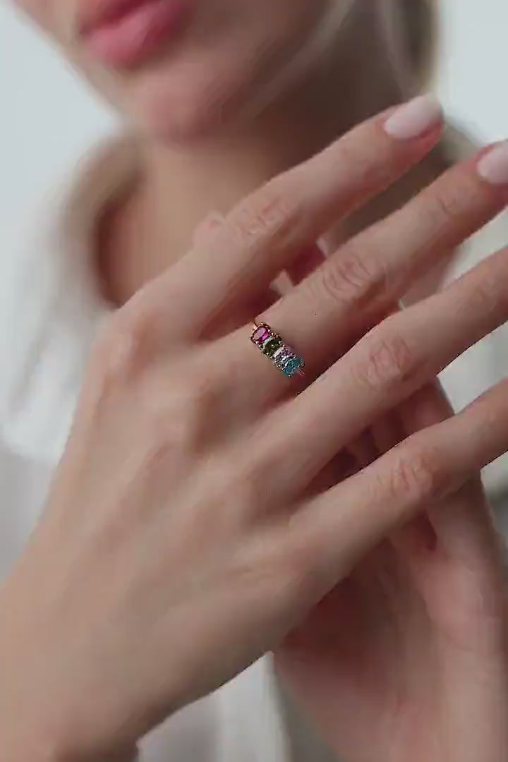 Heart Shaped Ruby Ring