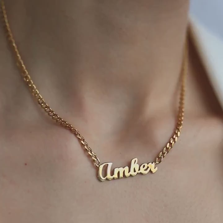 Cuban Chain Name Necklace