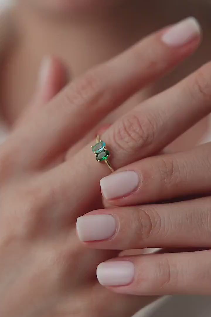 Personalized Family Birthstone Ring