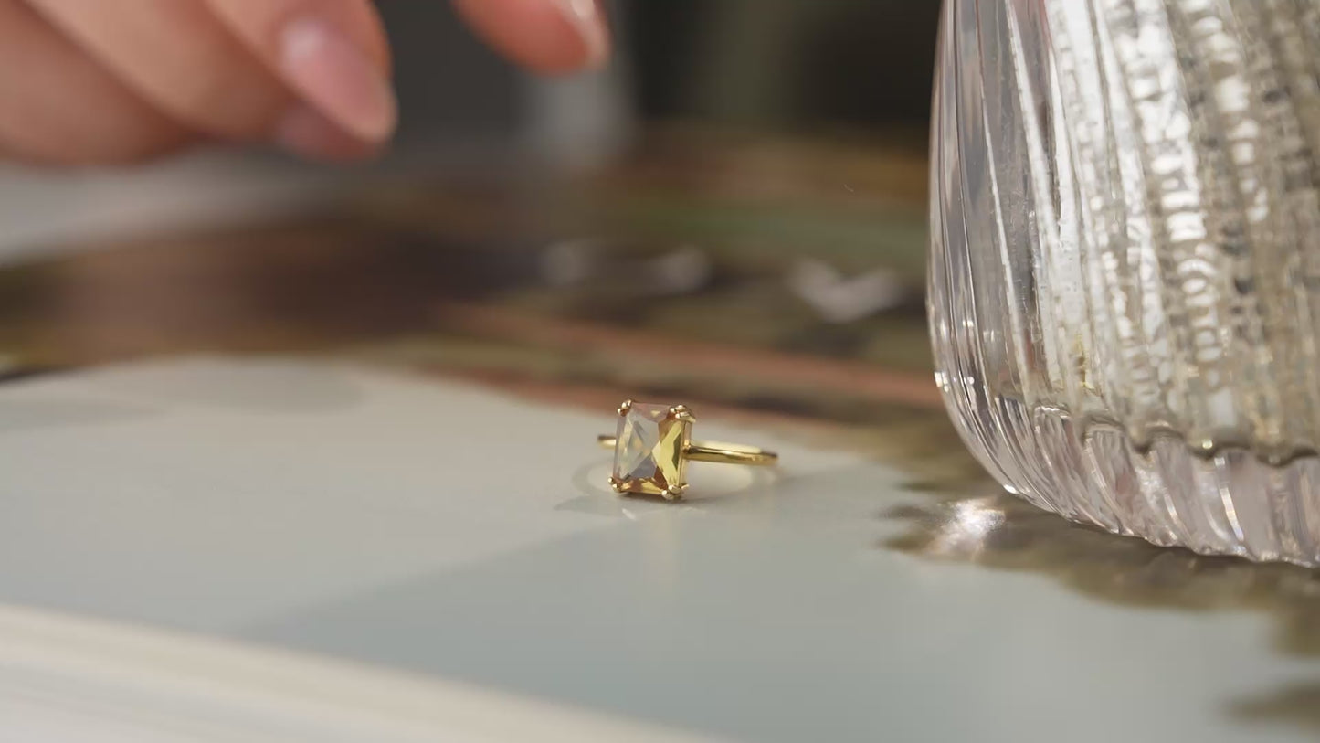 Zultanite Solitaire Ring