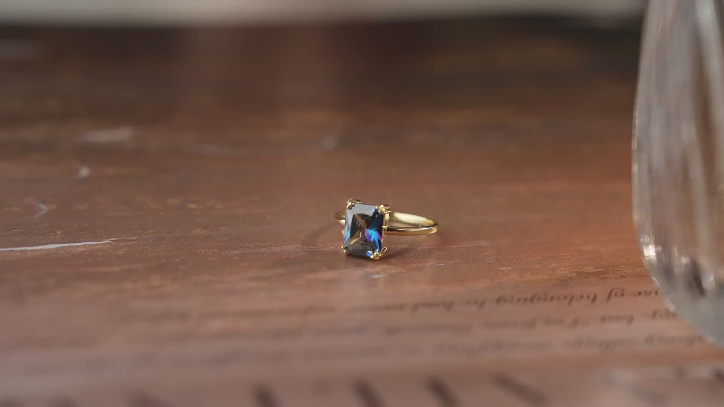 Tanzanite Solitaire Ring