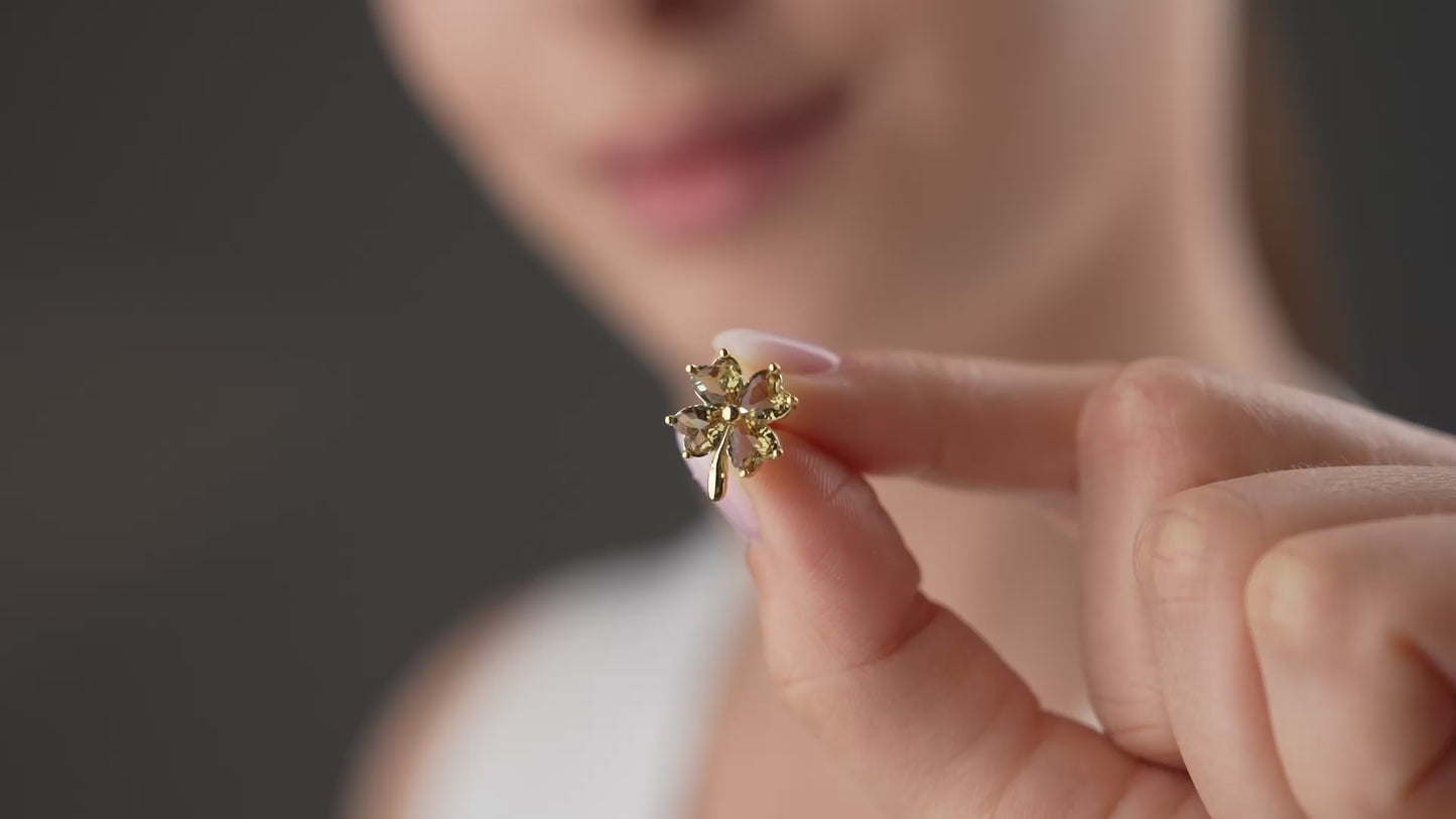 Zultanite Clover Earrings